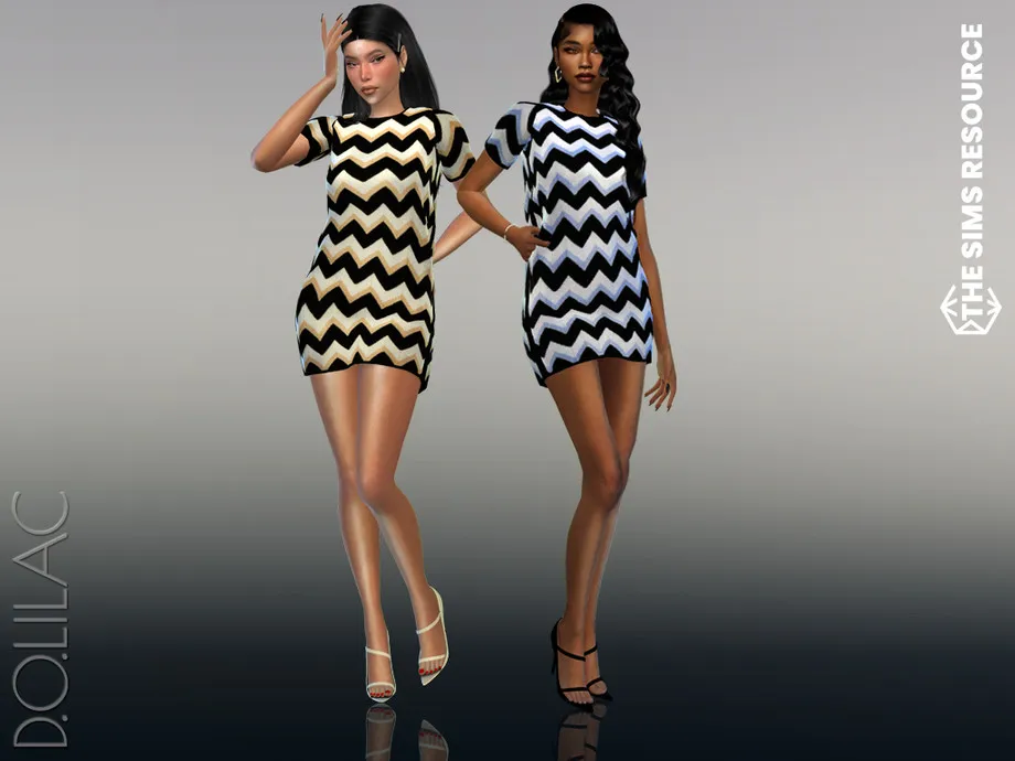 Wool-blend Mini Dress DO591