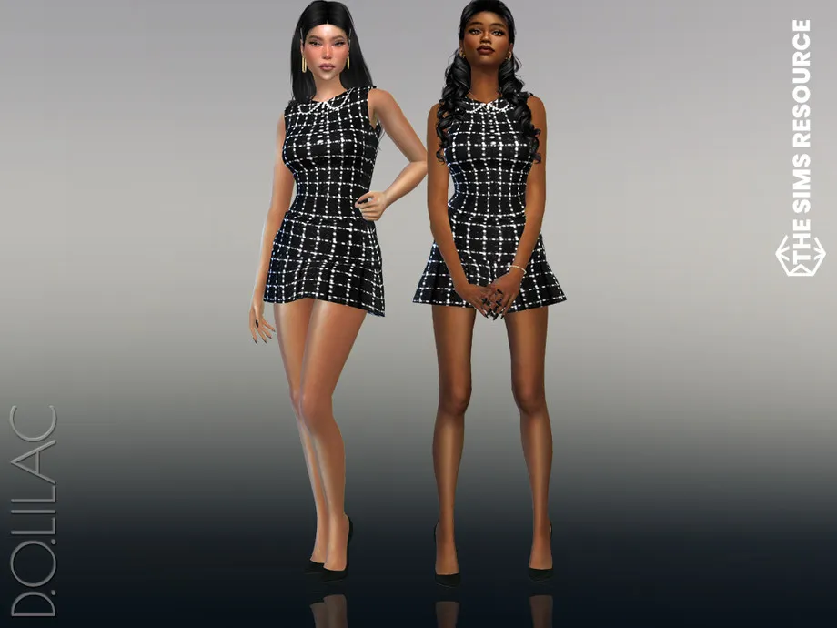 Tweed Mini Dress DO611