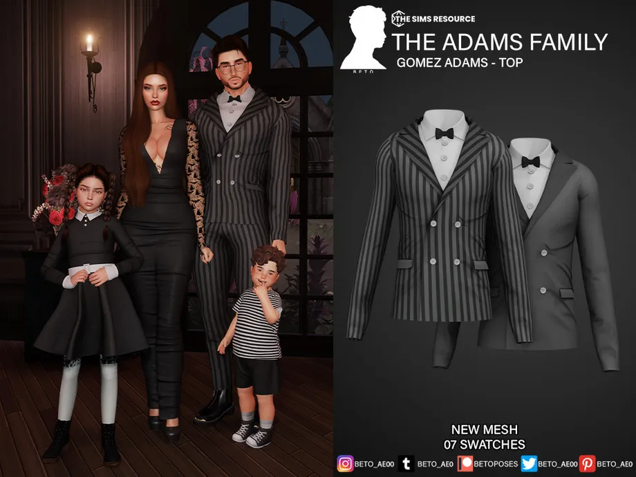 The Adams Family (Gomez Adams - Top)