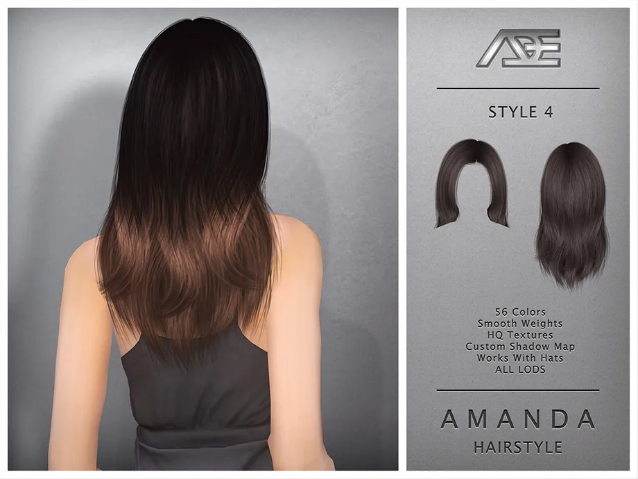Amanda  - Style 4 (Hairstyle)