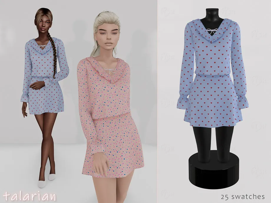 Liliana Dress with ruffles