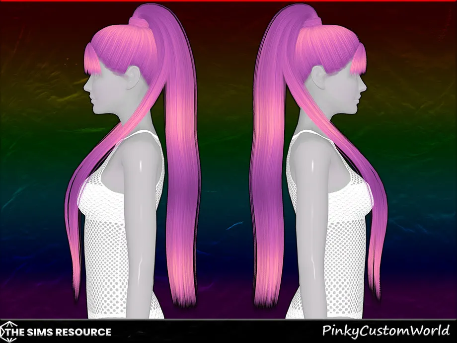 Bonus Retexture of Dangerous Woman (Bangs) hair by Ade