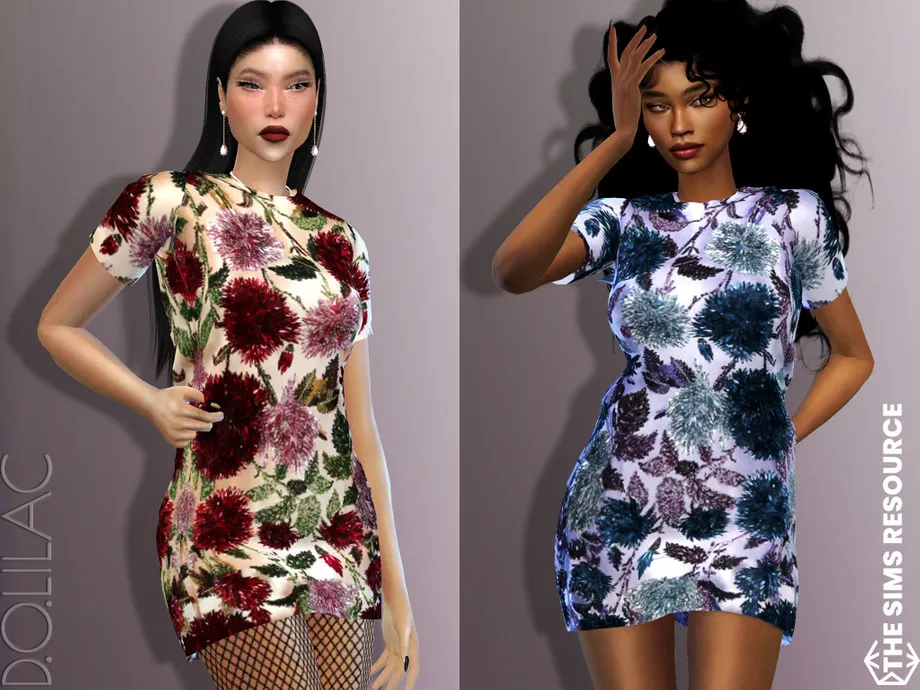 Rose Embroidered Dress DO624