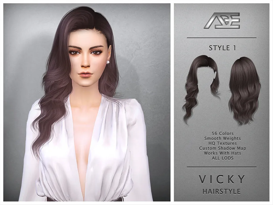 Vicky - Style 1 (Hairstyle)