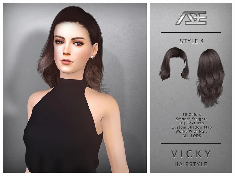 Vicky - Style 4 (Hairstyle)