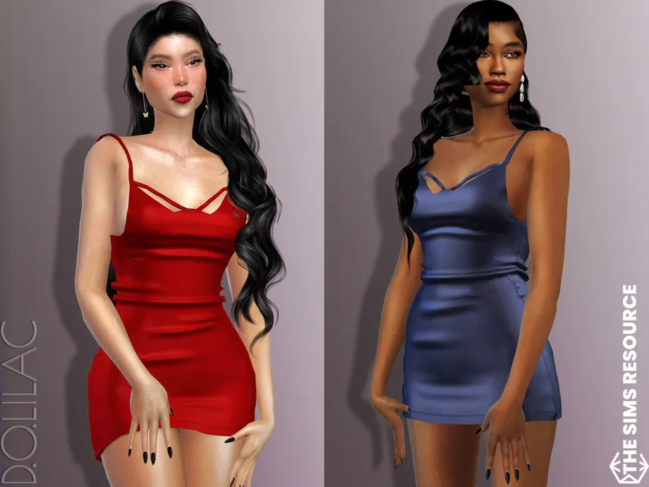 Silk Mini Dress DO633