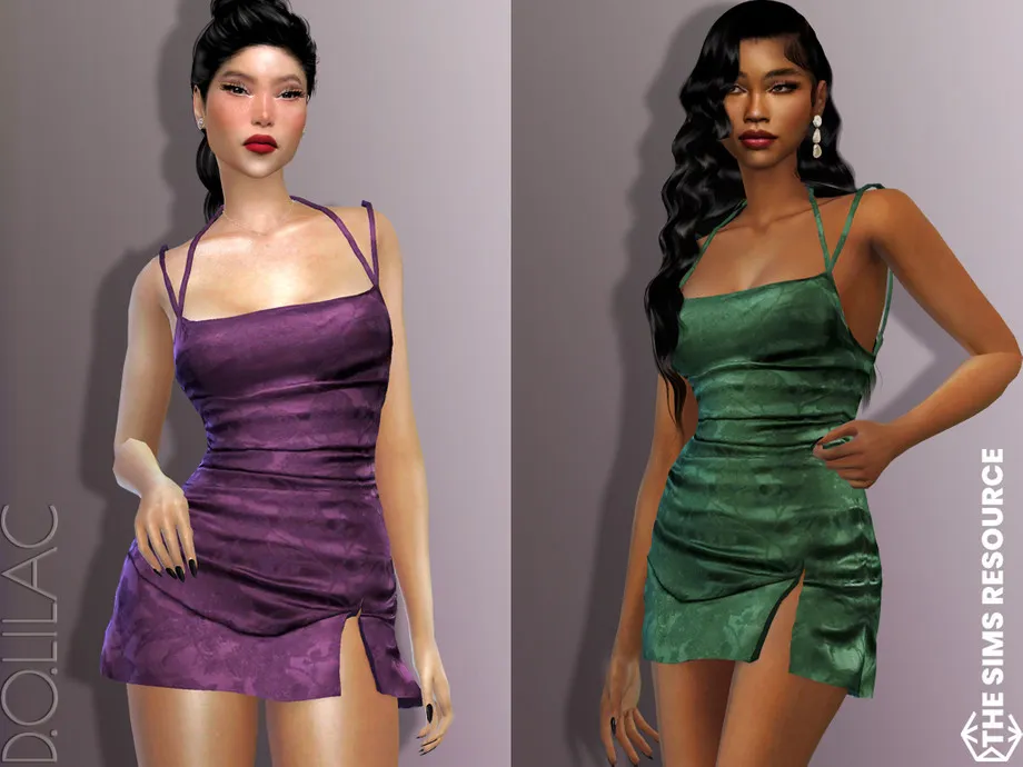 Woven Mini Dress DO639