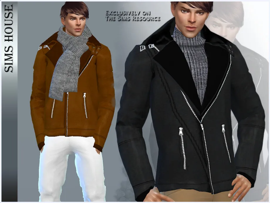MEN'S JACKET WITH FUR