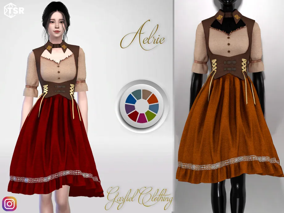 Aelrie - Steampunk dress