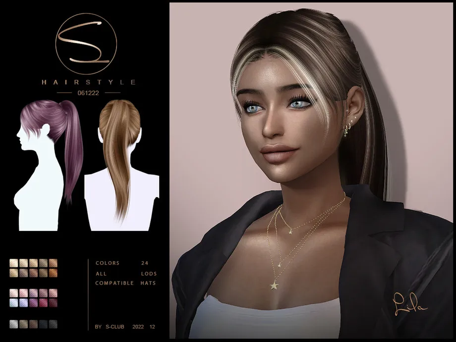 Long ponytail hairstyle(LILA061222) by S-CLUB