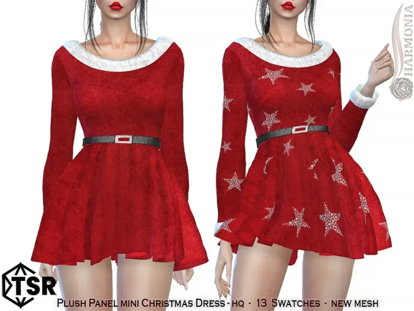 w-920h-690-3477338.jpg Plush Panel Mini Christmas Dress - Image 1