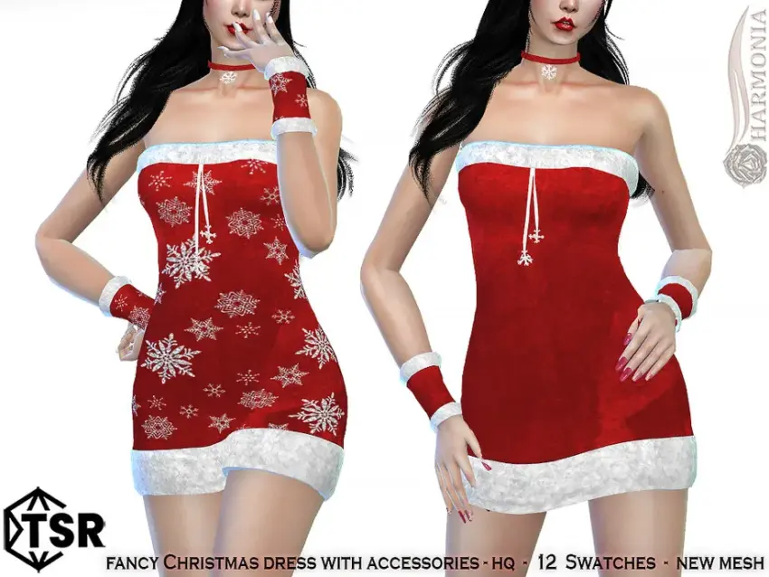 w-920h-690-3477599.jpg Fancy Christmas Dress with Accessories - Image 1