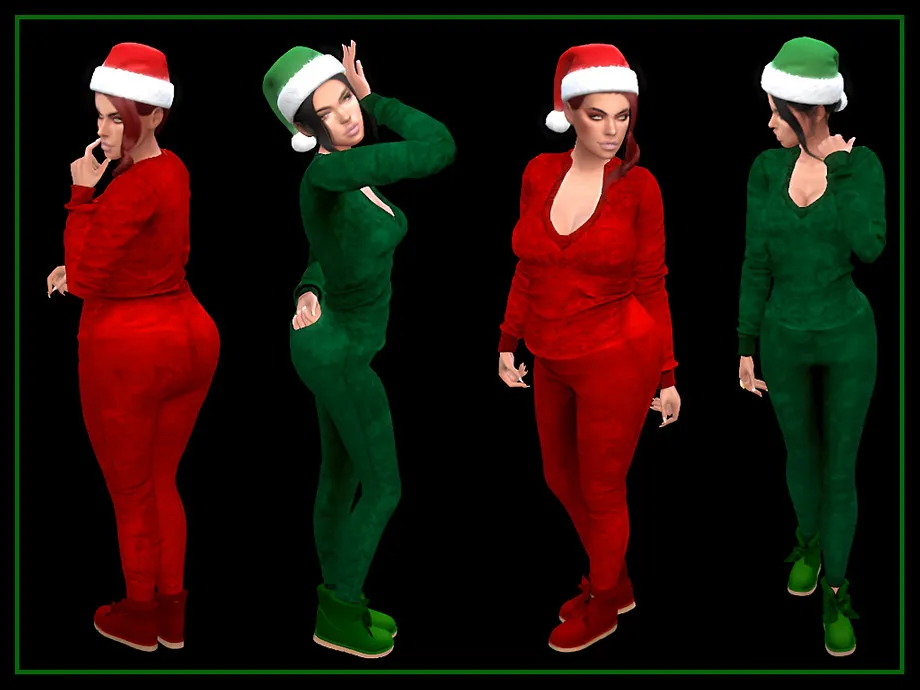 Christmas lounge jumpsuit