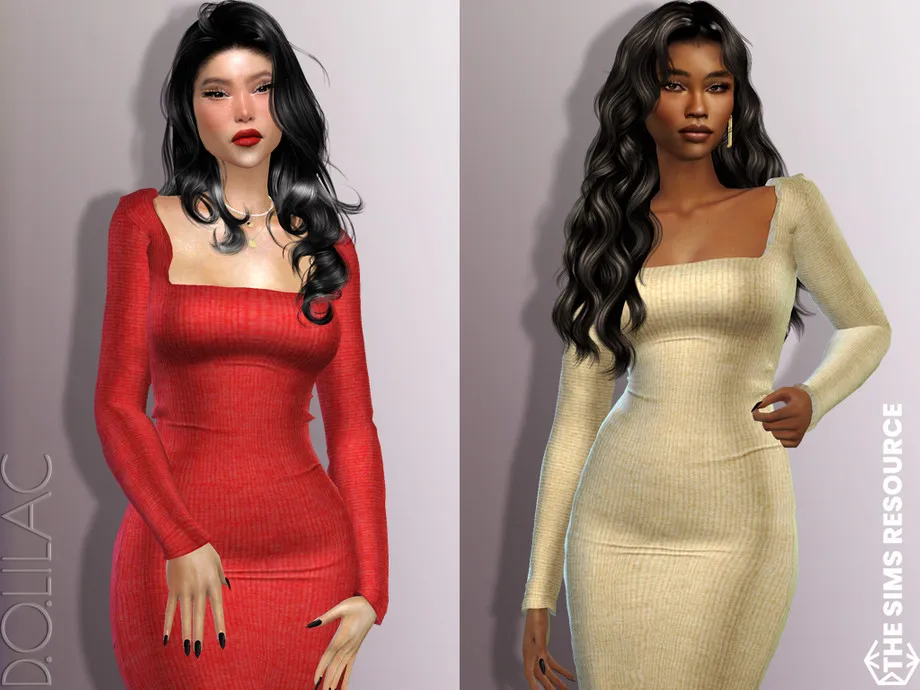 Cotton Midi Dress DO676