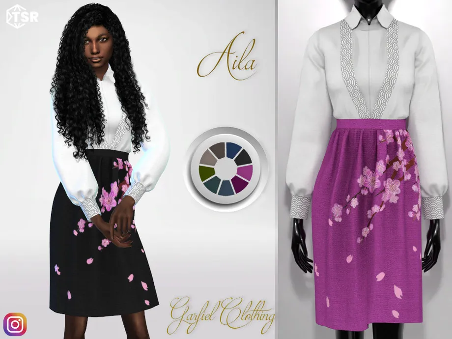 Aila - Asian style dress