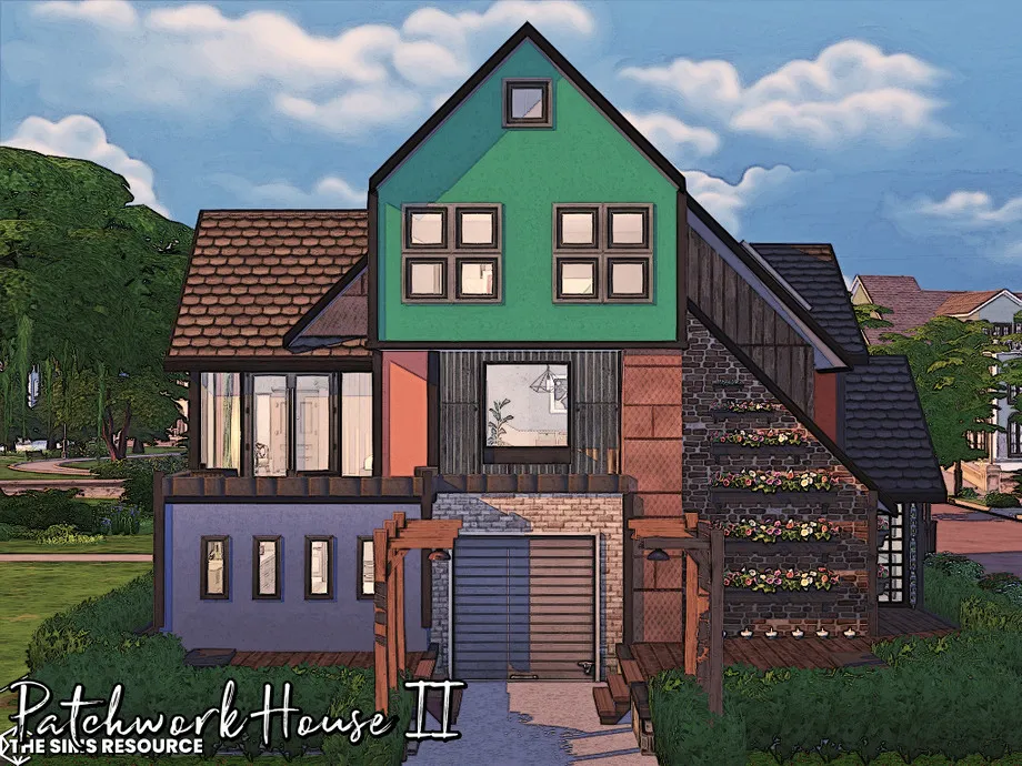 Patchwork House II TS4 Gallery