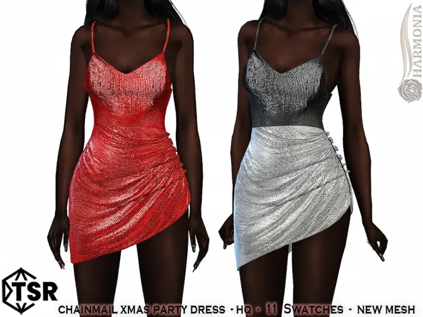Chainmail Xmas Party Dress - Image 1