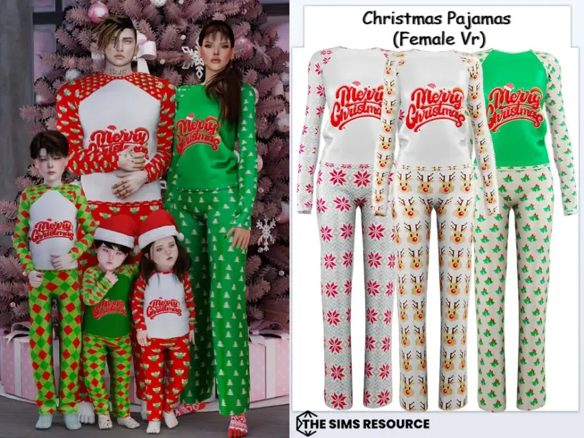 Christmas Pajamas (Female) - Image 1