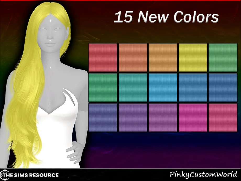 Retexture of N71 Kayla hair by S-Club