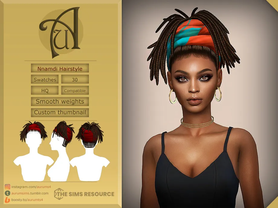 Nnamdi - Updo Locs Hairstyle