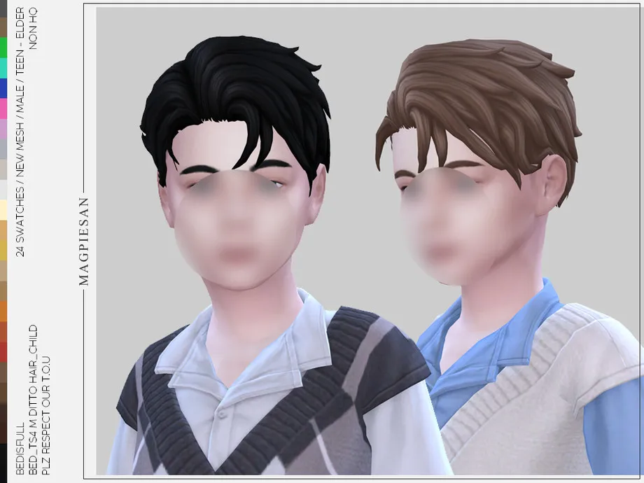 Ditto hair for child