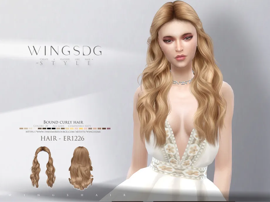 WINGS-ER1226-Bound curly hair