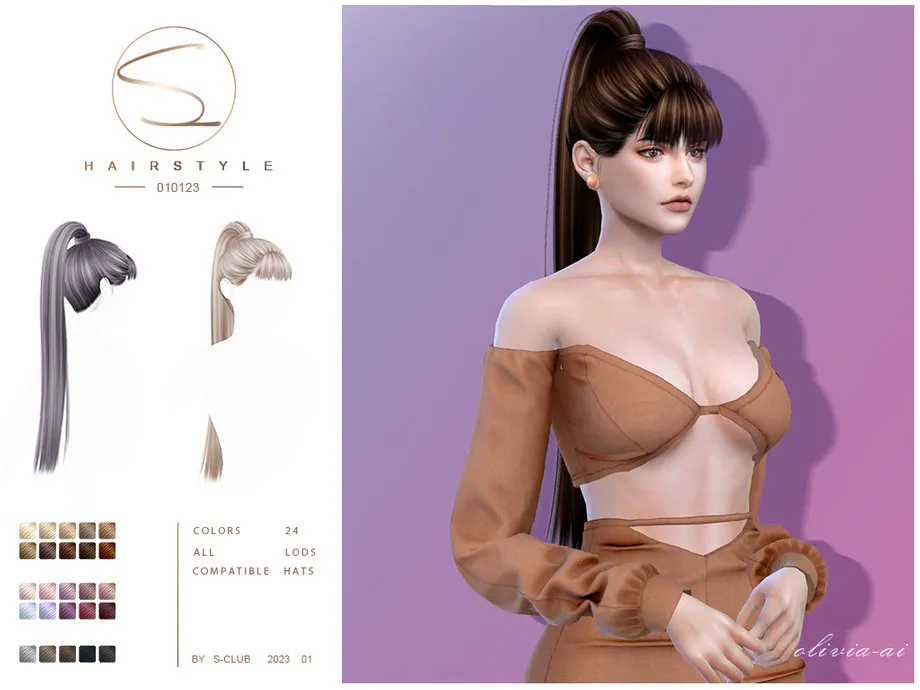 Ponytail hair(olivia-ai 010123)
