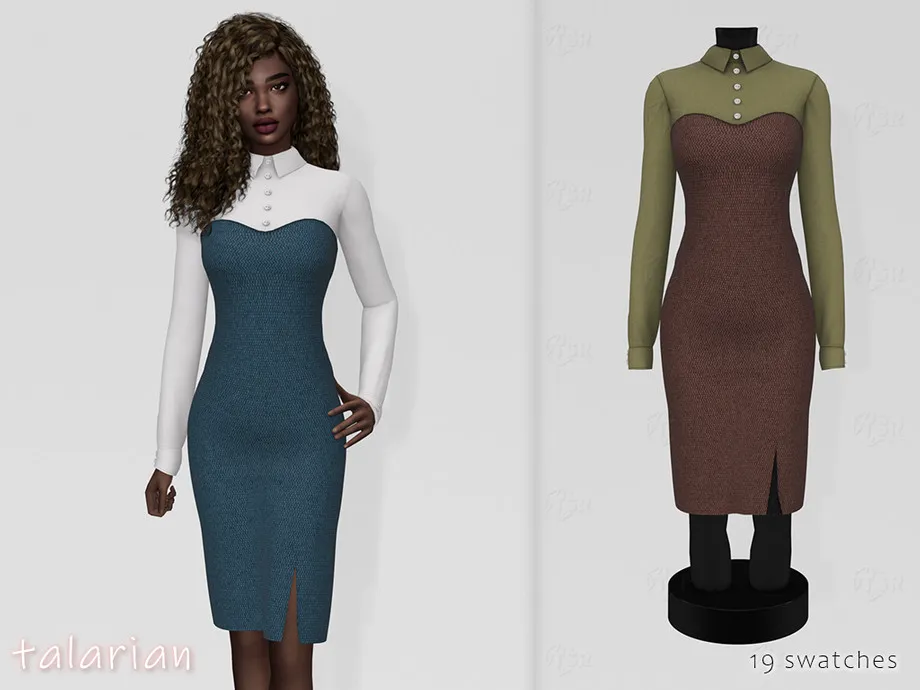 Kaylee Knitted bandeau dress