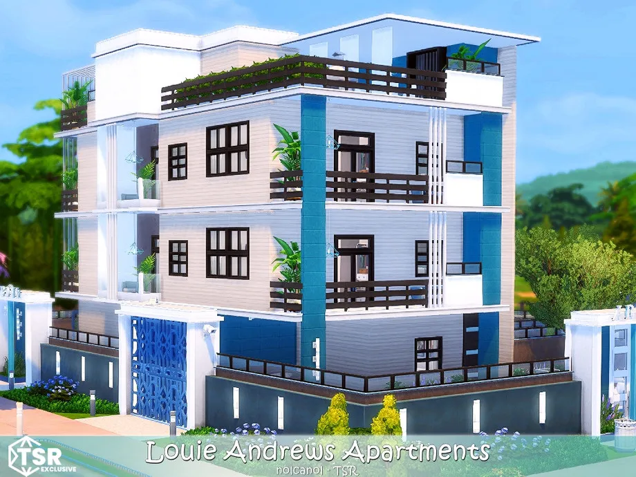 Louie Andrews Apartments / TSR CC Only