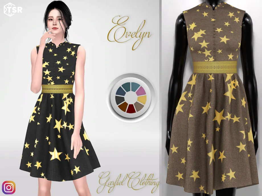 Evelyn - Star Dress