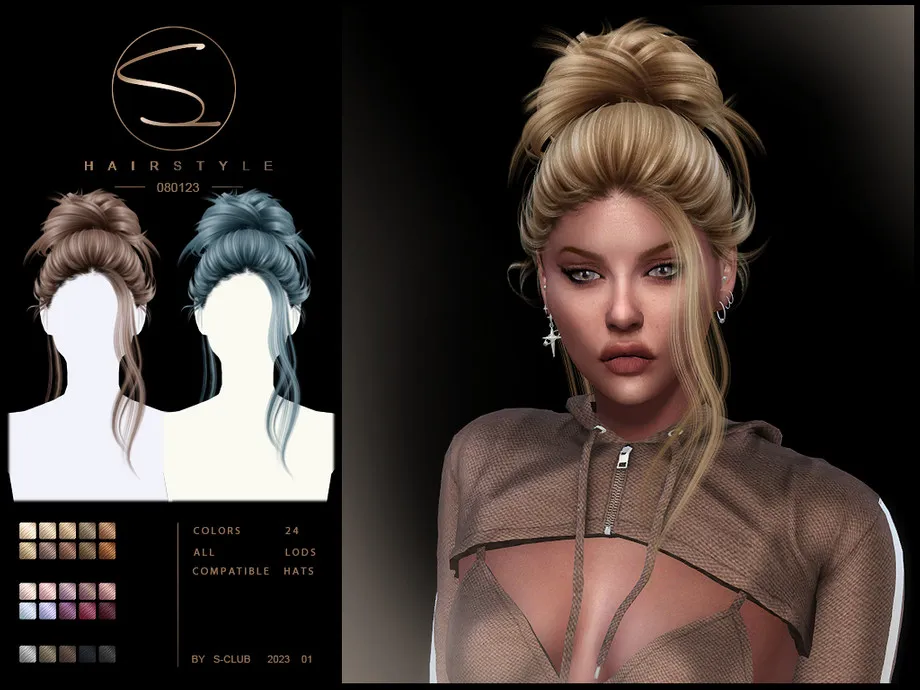 Natural Updo hairstyle (LILIROSE080123)