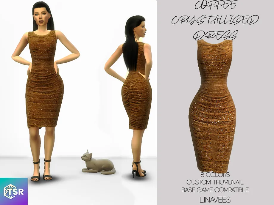 LAURIE - COFFEE DRESS