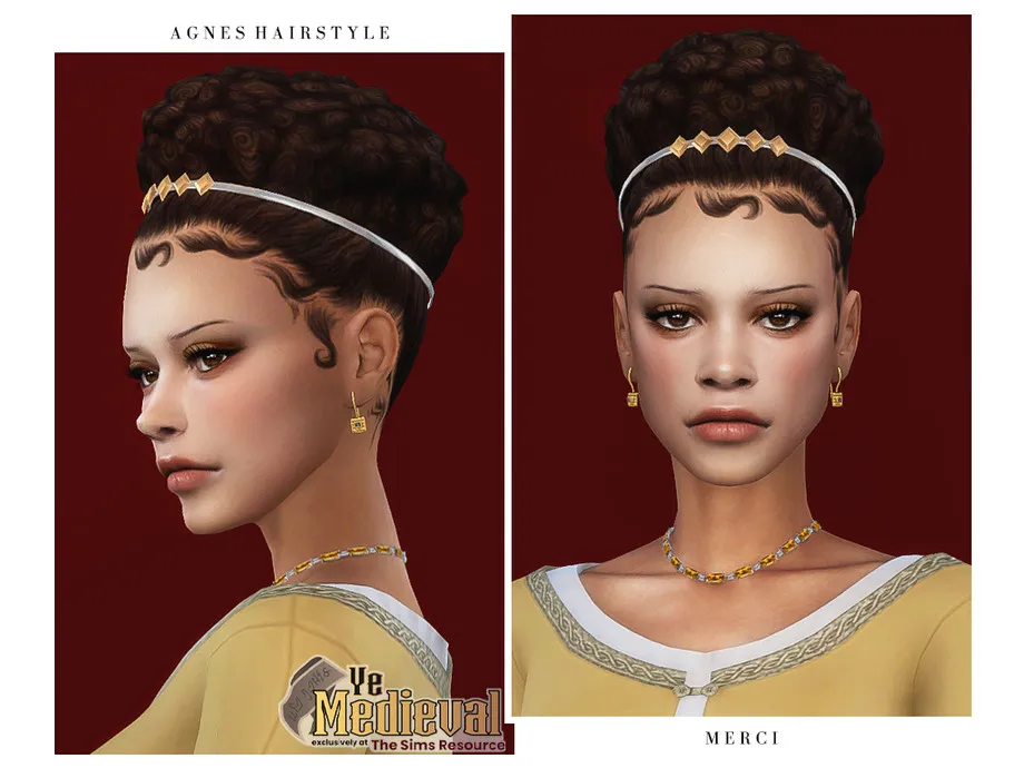 Ye Medieval Agnes Hairstyle