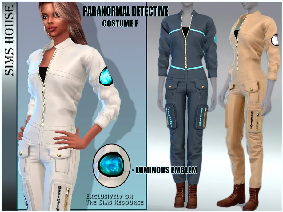 PARANORMAL DETECTIVE COSTUME F