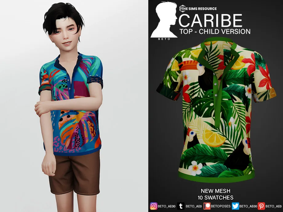 Caribe (Top - Child Version)