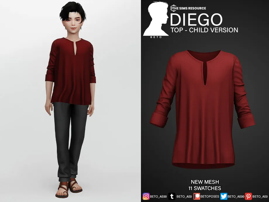 Diego (Top - Child Version)