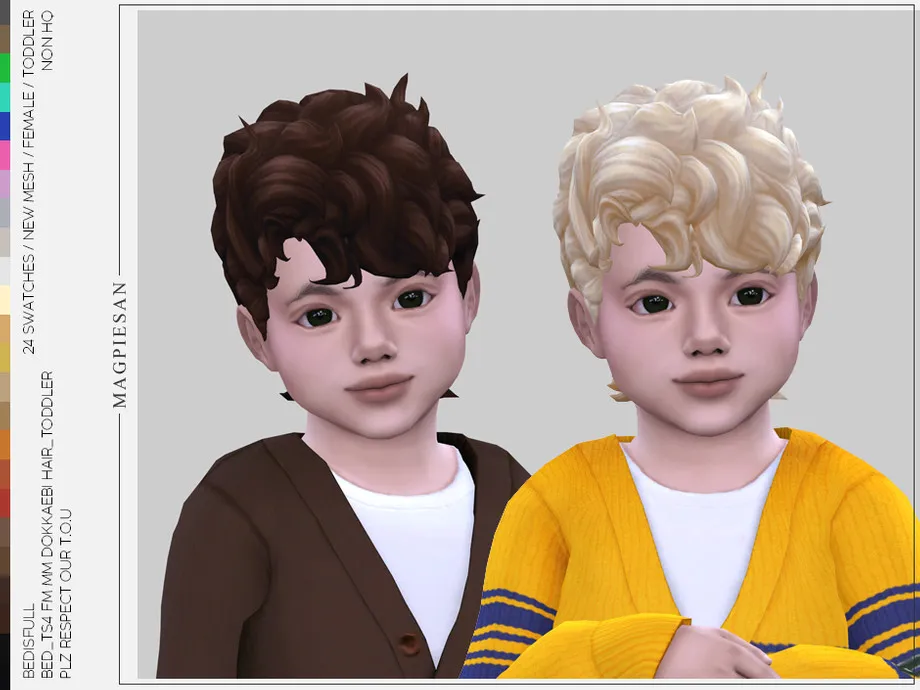 Dokkaebi hair for toddler