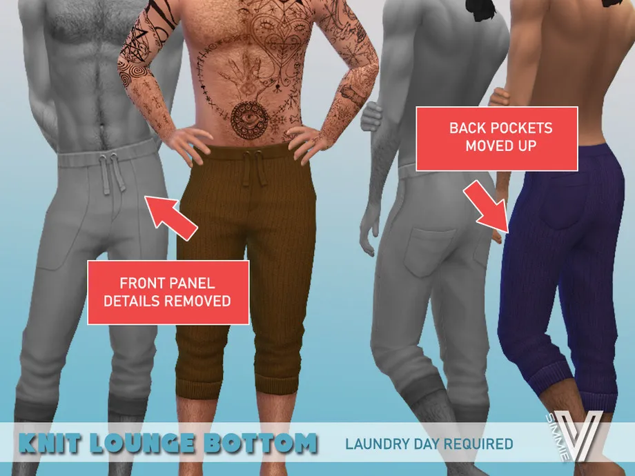 Knitted Lounge Bottom (Recolor)