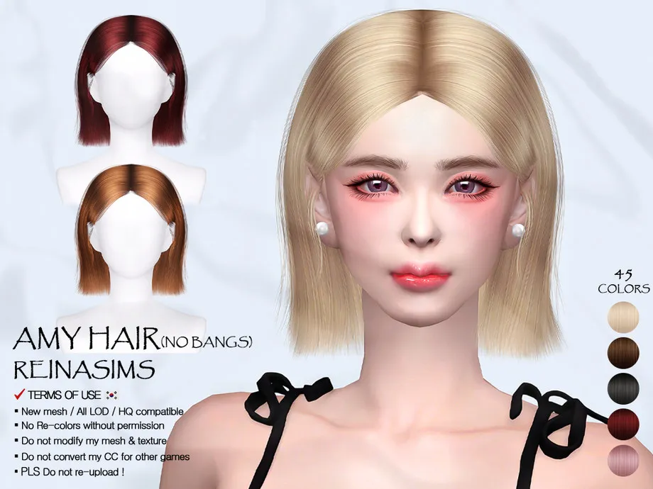 64 Amy hair(no bangs)