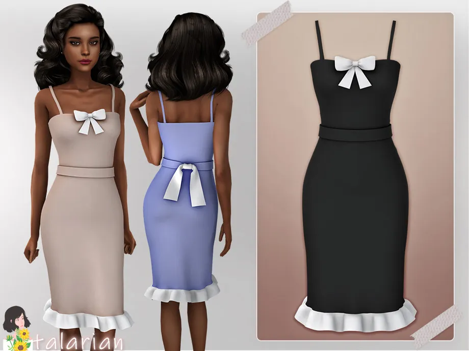 Margaret Flounces Dress