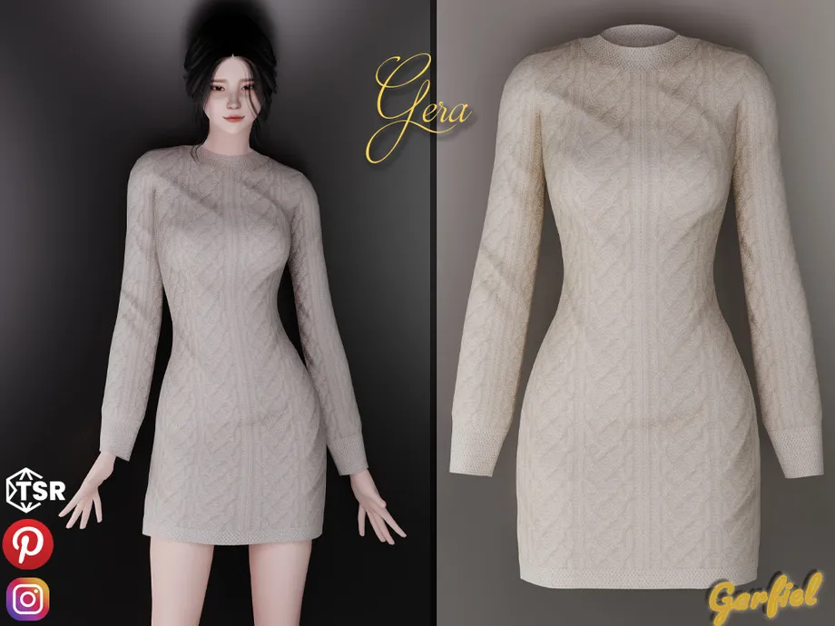 Gera - Long knitted sweater