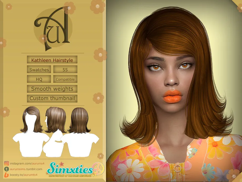 Simxties - Kathleen Female Hairstyle