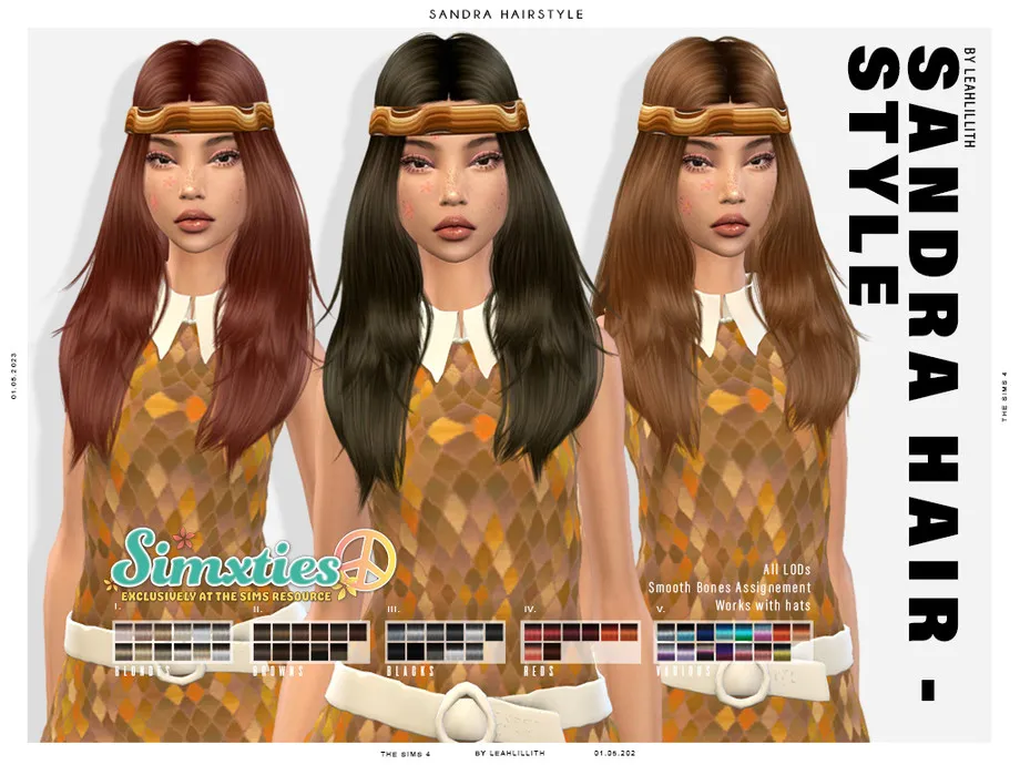 Simxties Sandra Hairstyle