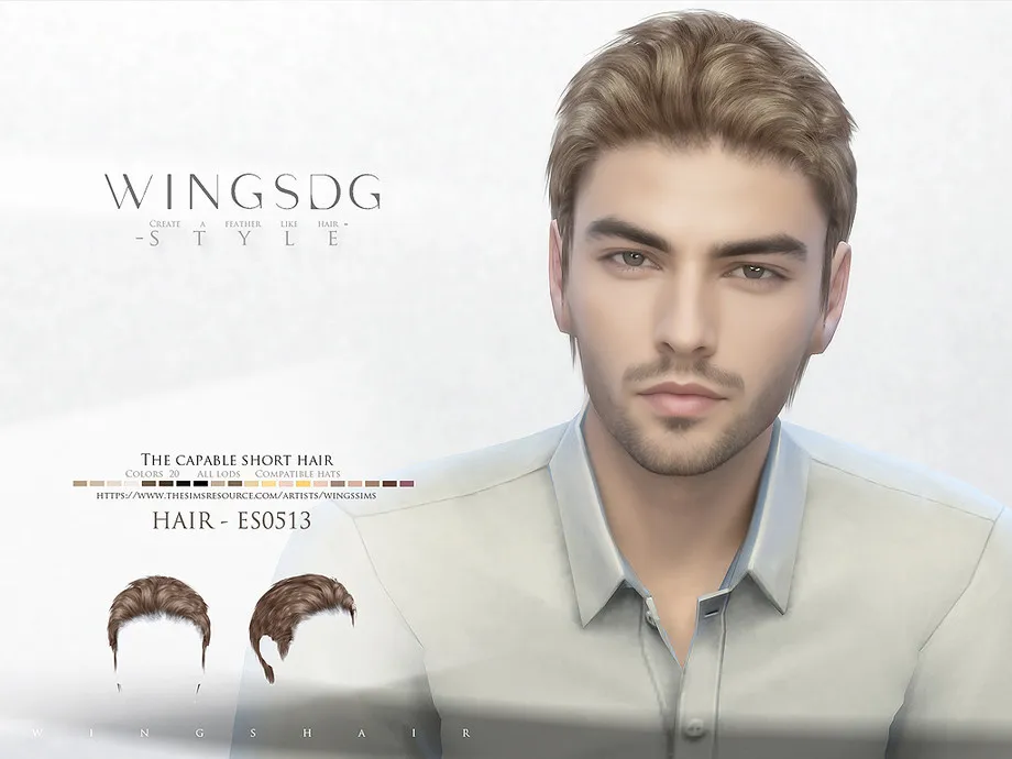 WINGS-ES0513-The capable short hair