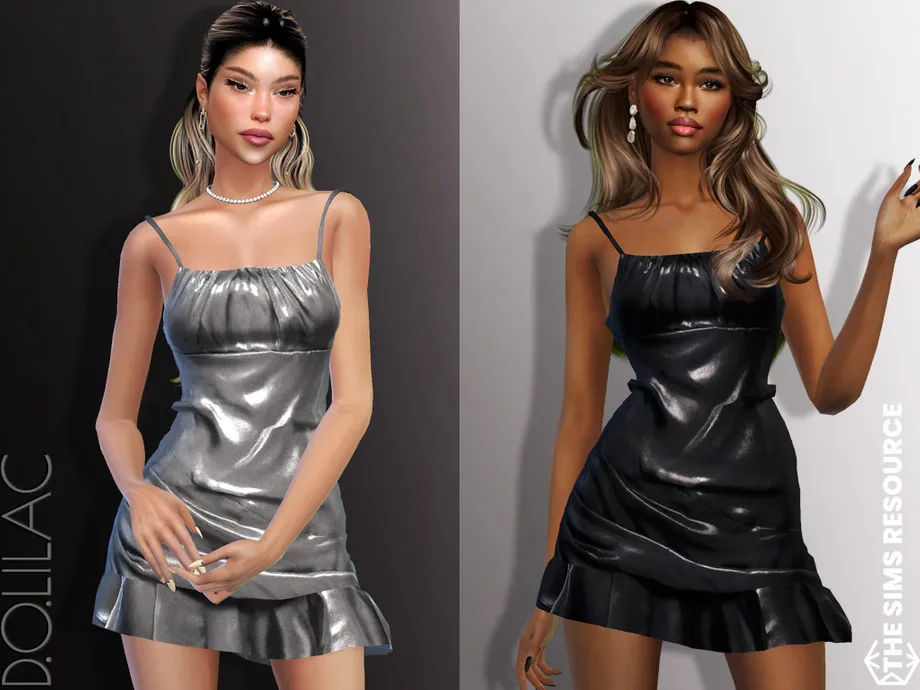 Draped Mini Dress DO888