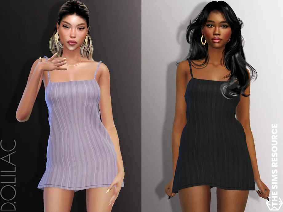 Linen Mini Dress DO895