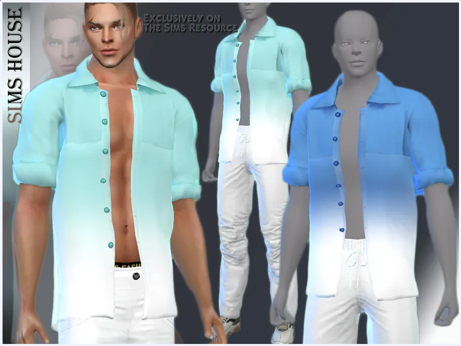 MEN'S SHIRT GRADIENT