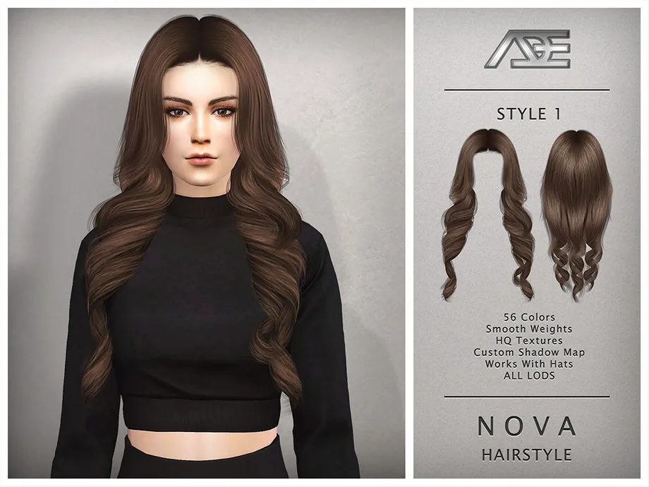 Nova - Style 1 (Hairstyle)