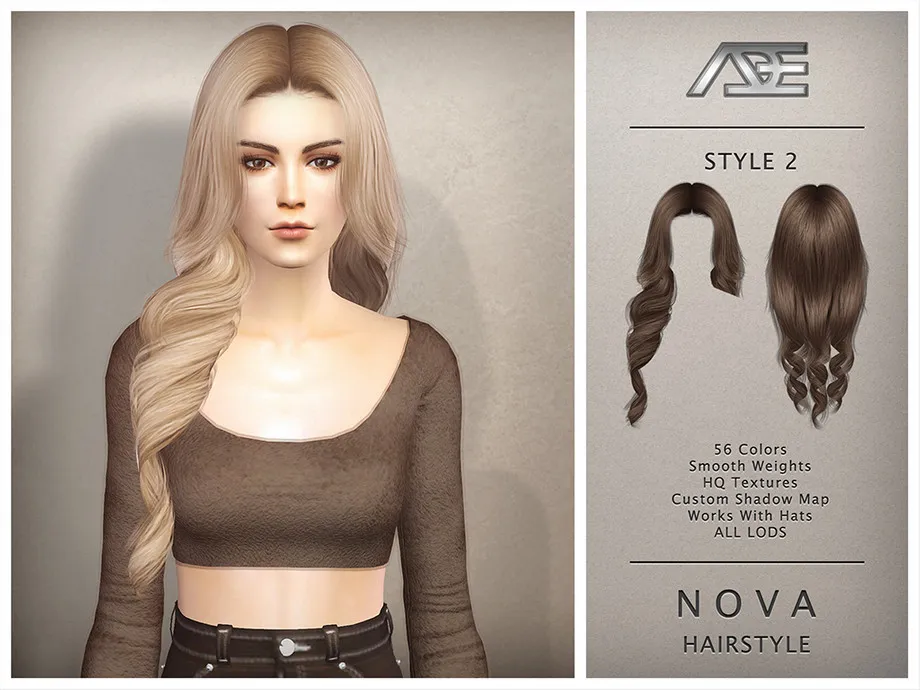 Nova - Style 2 (Hairstyle)
