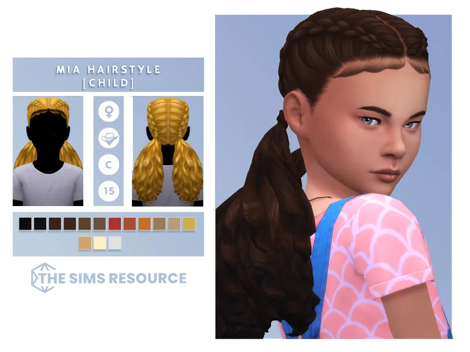 Mia Hairstyle (Child)